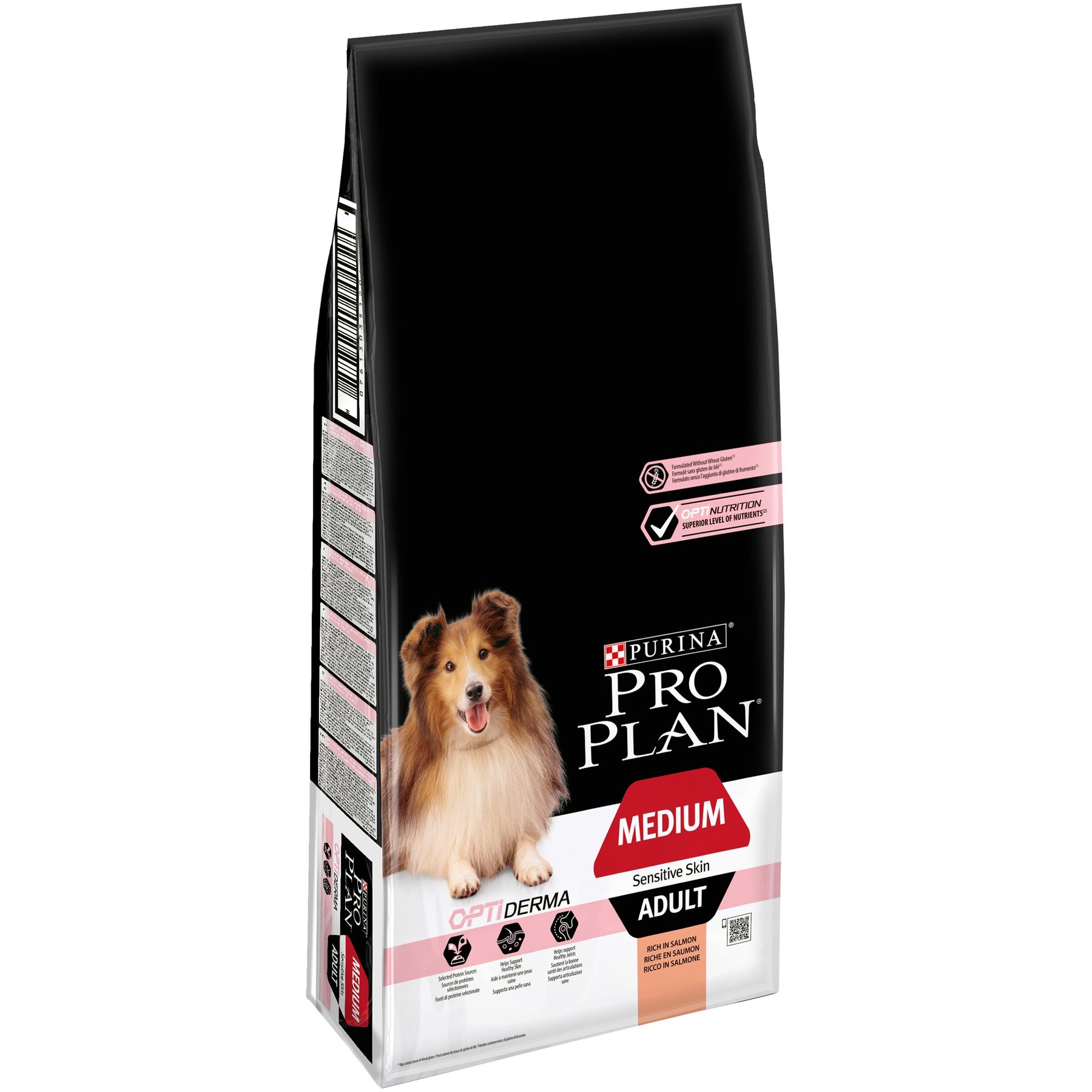 ProPlan Dog Medium Sensitive Skin - Сухой корм для собак средних пород склонных к аллергии, с лососем 14 кг