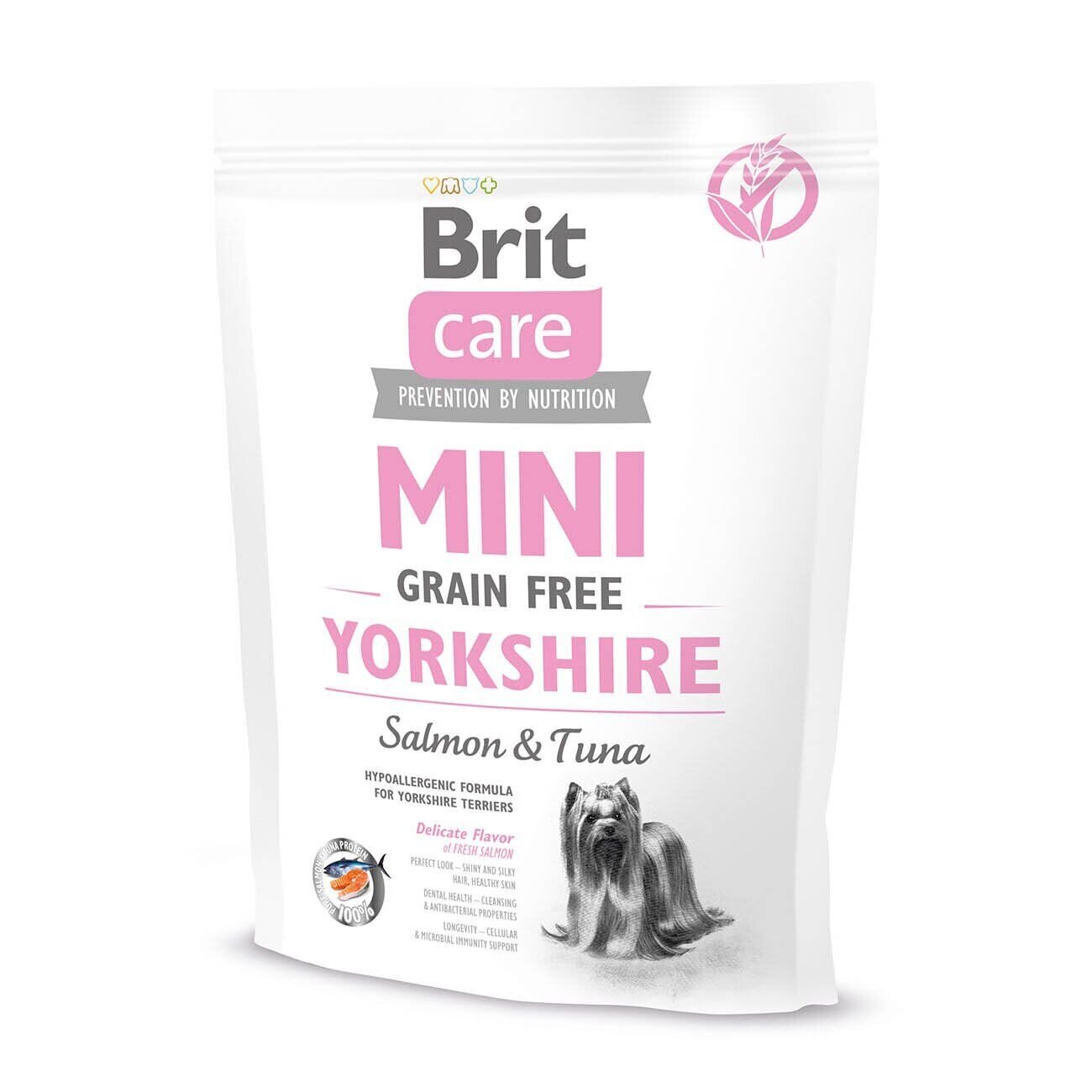 Brit Care Mini GF Yorkshire - Сухой корм для йоркширских терьеров 400 г (лосось и тунец)