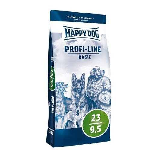Happy Dog (Хэппи Дог) Profi Line - Basiс 23/9,5 Сухой корм для собак средних и крупных пород 20 кг