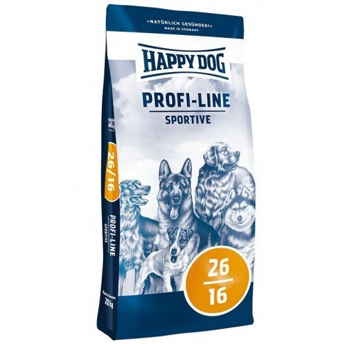 Happy Dog (Хэппи Дог) Profi Line - Sportive 26/16 Сухой корм для собак средних и крупных пород с повышенной потребностью энергии 20 кг