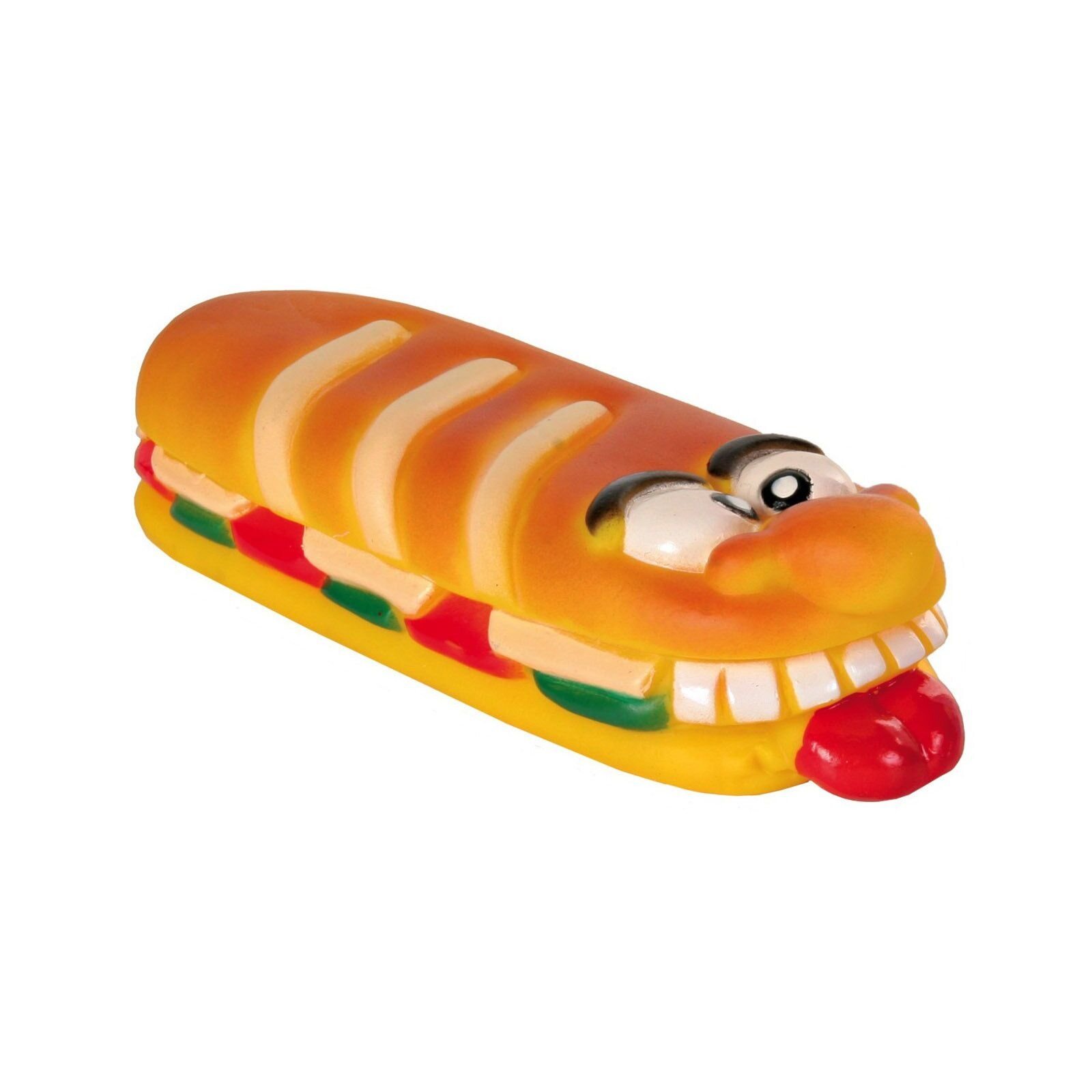 Игрушка для собак Trixie Бутерброд с пищалкой 19 см (винил)