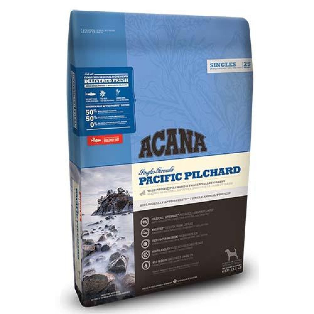 Cухой гіпоалергенний корм Acana Pacific Pilchard зі смаком тихоокеанської сардини для собак, 11,4 кг