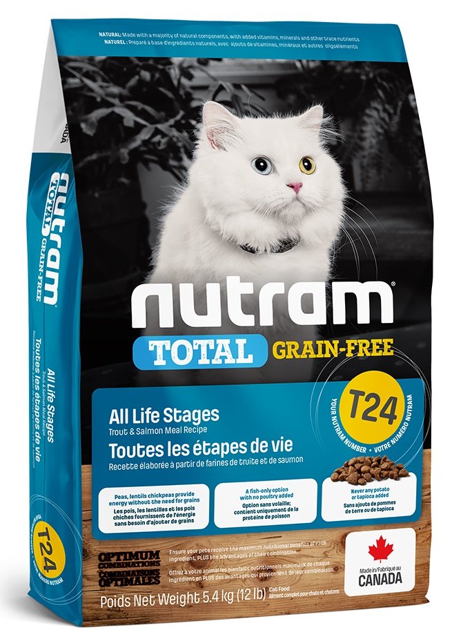 NUTRAM TOTAL GF Salmon & Trout Cat холістик корм для котiв БЕЗ ЗЛАКІВ з лососем та форелью 1,13 кг