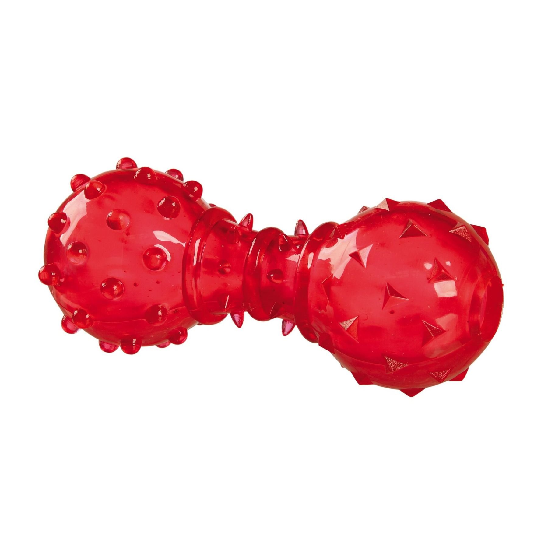 Игрушка для собак Trixie Гантель для лакомств 12 см (термопластичная резина, цвета в ассортименте)