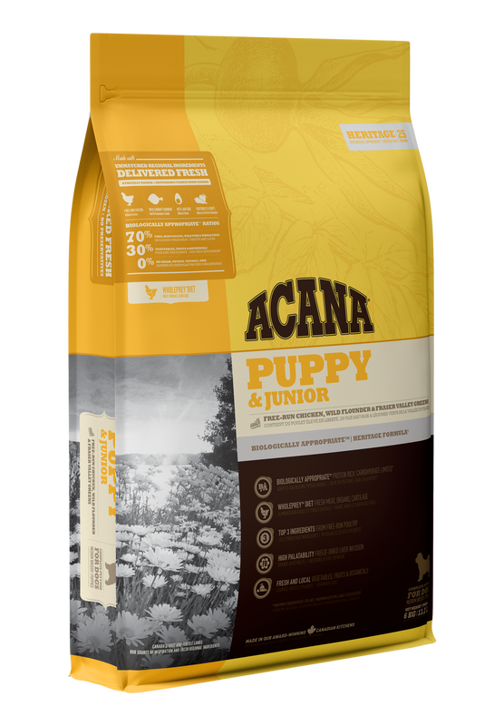 ACANA Puppy & Junior Сухой корм для щенков и юниоров средних пород 0,34 кг