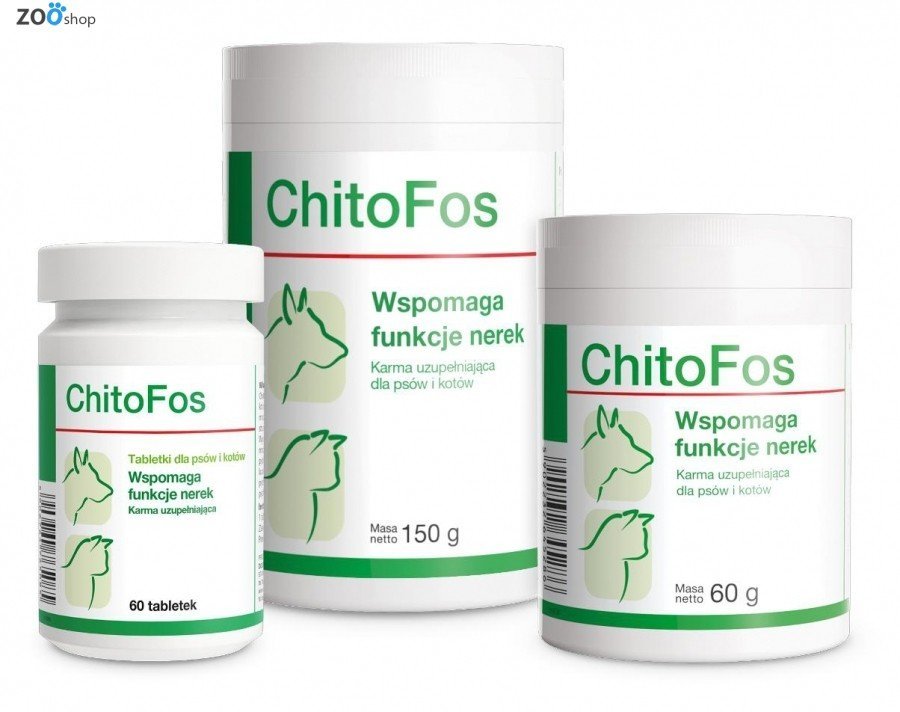 Dolfos ChitoFos (ХитоФос) витамины для собак и кошек 60 табл