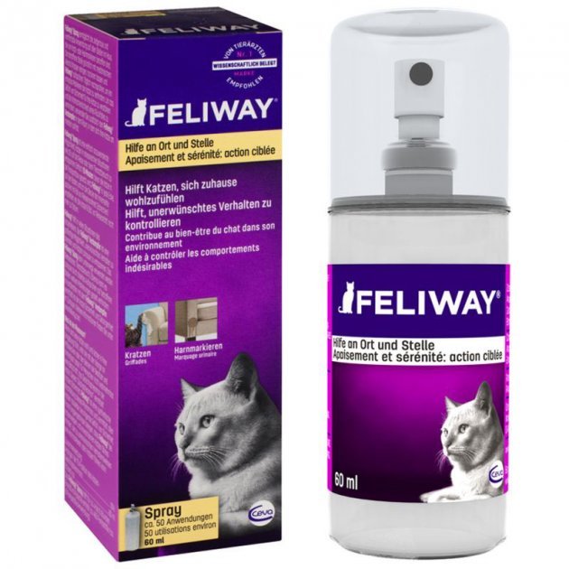 CEVA Feliway Classic (Фелівей классик) - Спрей для зняття стресу у котів 60 мл
