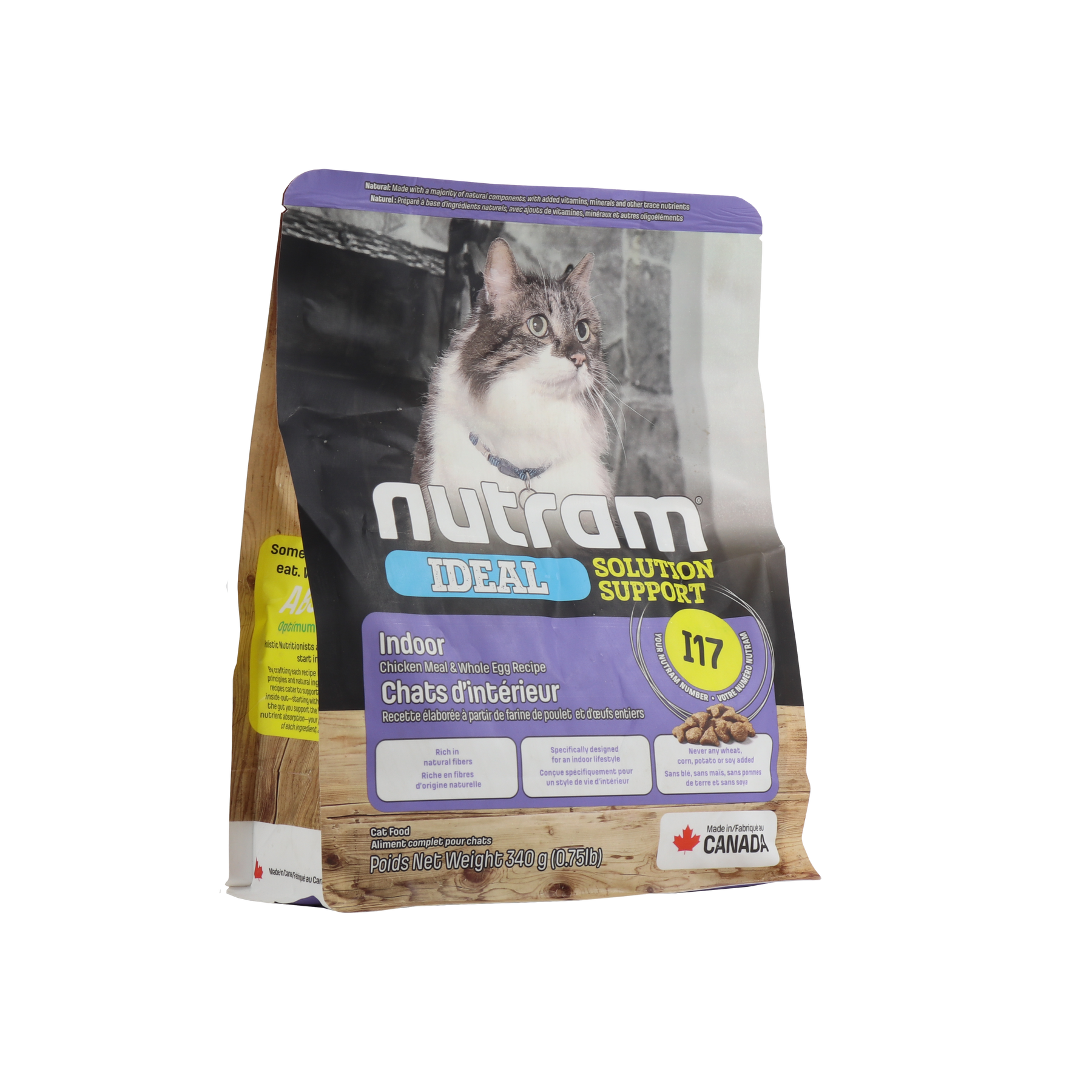 NUTRAM Ideal Solution Support Indoor Cat холістик корм для котiв домашнього утримання 340 г
