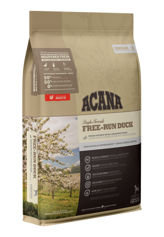 ACANA Free-run Duck Сухой корм для собак всех пород с уткой 0,34 кг