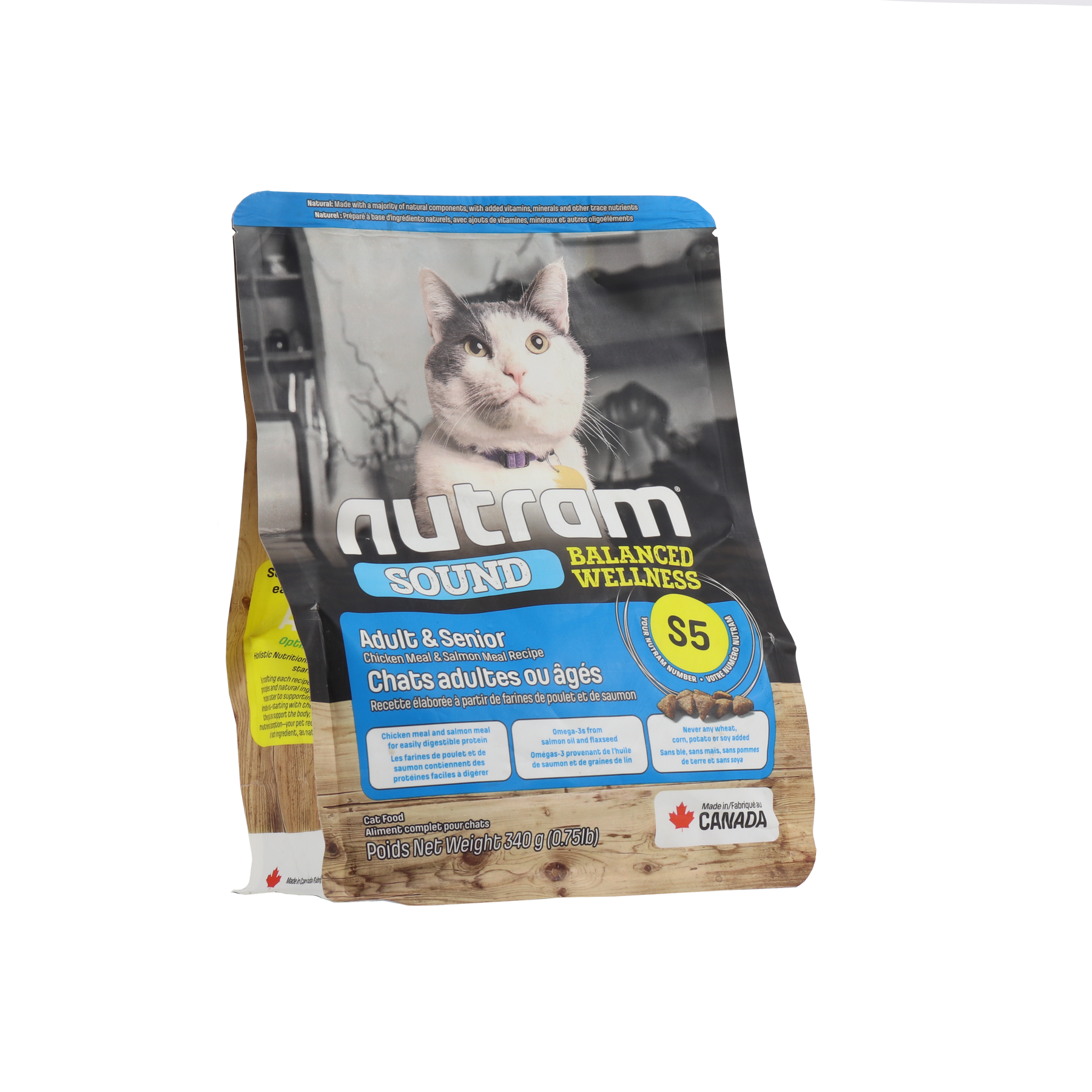 NUTRAM Sound Balanced Wellness Adult Cat холістик корм для дорослих котiв 340 г